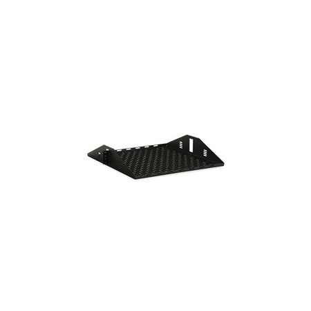 Cable Wholesale Vented Center Mount Shelf for 2-Post Racks, 2U 61S2-14102
